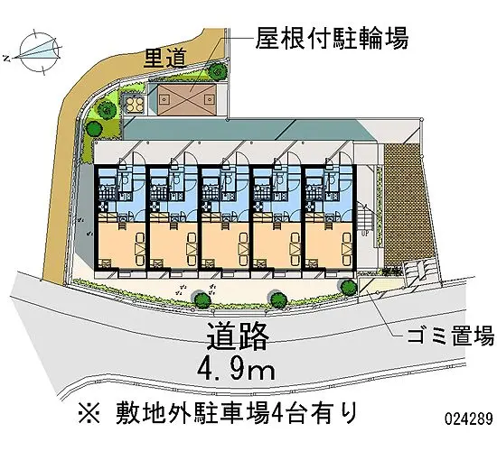 ★手数料０円★広島市東区戸坂惣田１丁目　月極駐車場（LP）